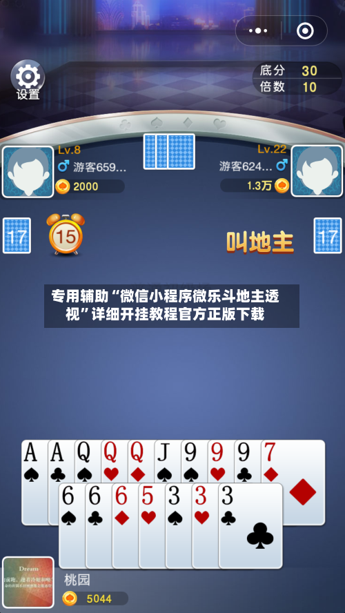 专用辅助“微信小程序微乐斗地主透视”详细开挂教程官方正版下载-第1张图片