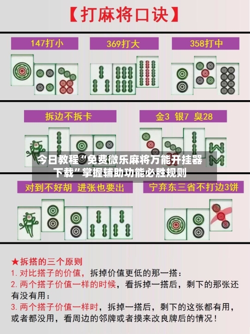 今日教程“免费微乐麻将万能开挂器下载”掌握辅助功能必胜规则-第1张图片