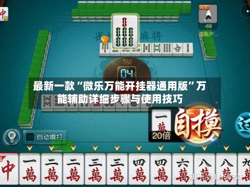 最新一款“微乐万能开挂器通用版	”万能辅助详细步骤与使用技巧-第1张图片