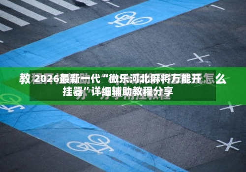 2026最新一代“微乐河北麻将万能开挂器”详细辅助教程分享-第1张图片