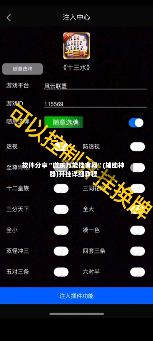 软件分享“微乐万能挂官网”(辅助神器)开挂详细教程-第1张图片