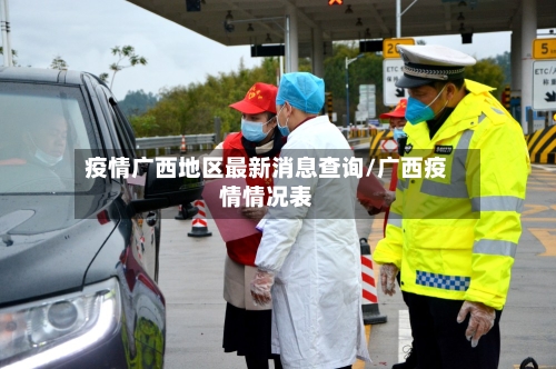 疫情广西地区最新消息查询/广西疫情情况表-第1张图片
