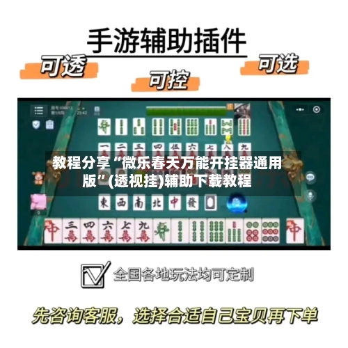 教程分享“微乐春天万能开挂器通用版”(透视挂)辅助下载教程-第1张图片