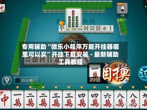 专用辅助“微乐小程序万能开挂器哪里可以买	”开挂下载安装 - 最新辅助工具教程-第1张图片