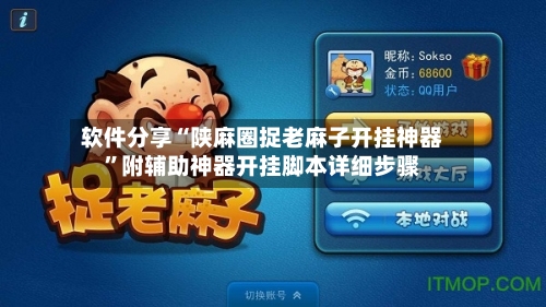 软件分享“陕麻圈捉老麻子开挂神器	”附辅助神器开挂脚本详细步骤-第1张图片