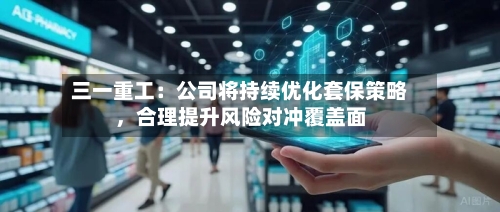 三一重工：公司将持续优化套保策略，合理提升风险对冲覆盖面-第1张图片