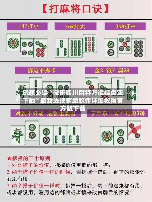 玩家必读“微乐四川麻将万能挂免费下载”最新透视辅助软件详细教程官方版下载-第1张图片
