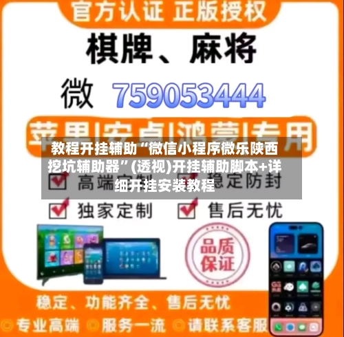教程开挂辅助“微信小程序微乐陕西挖坑辅助器”(透视)开挂辅助脚本+详细开挂安装教程-第1张图片