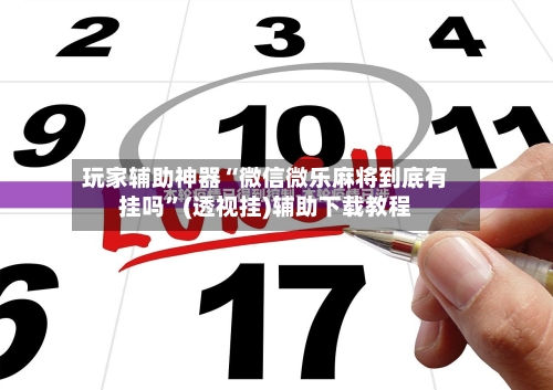 玩家辅助神器“微信微乐麻将到底有挂吗	”(透视挂)辅助下载教程-第1张图片