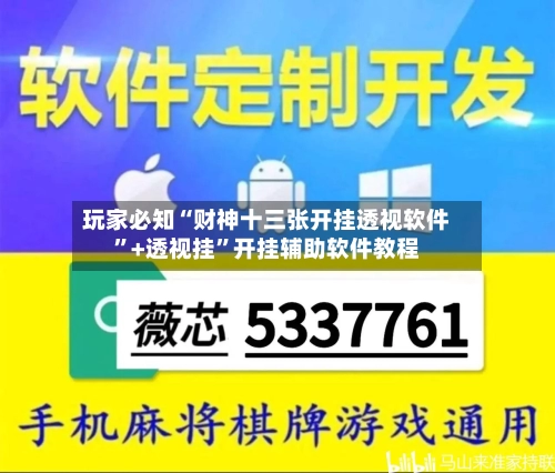 玩家必知“财神十三张开挂透视软件	”+透视挂”开挂辅助软件教程-第1张图片