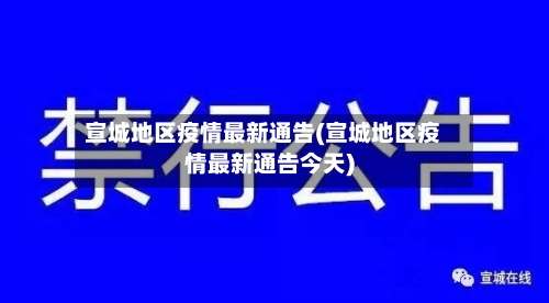 宣城地区疫情最新通告(宣城地区疫情最新通告今天)-第1张图片