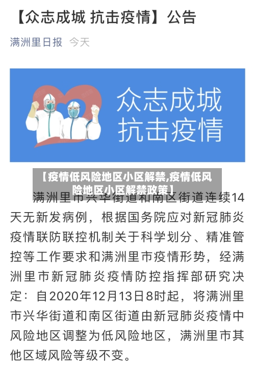 【疫情低风险地区小区解禁,疫情低风险地区小区解禁政策】-第1张图片