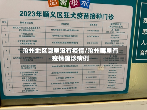 沧州地区哪里没有疫情/沧州哪里有疫情确诊病例-第1张图片