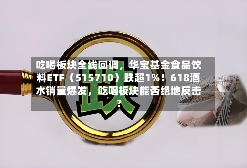 吃喝板块全线回调，华宝基金食品饮料ETF（515710）跌超1%！618酒水销量爆发，吃喝板块能否绝地反击？-第1张图片